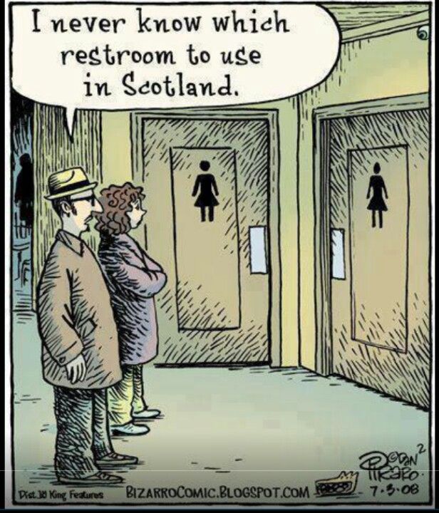 Restroom in Scotland