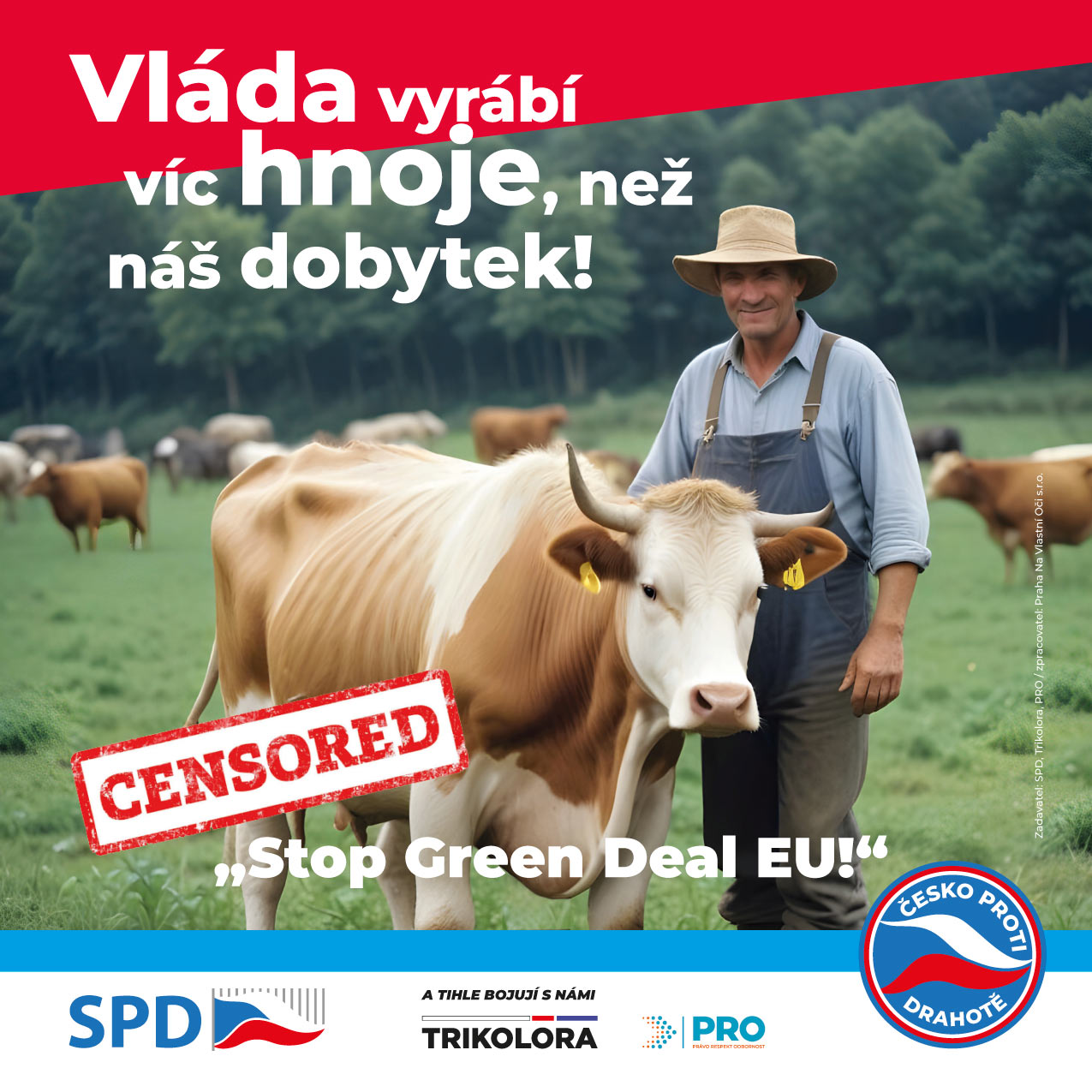 Víc hnoje než dobytek